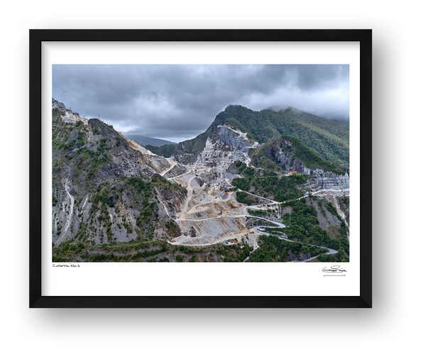 Cararra No1 Flat — framed