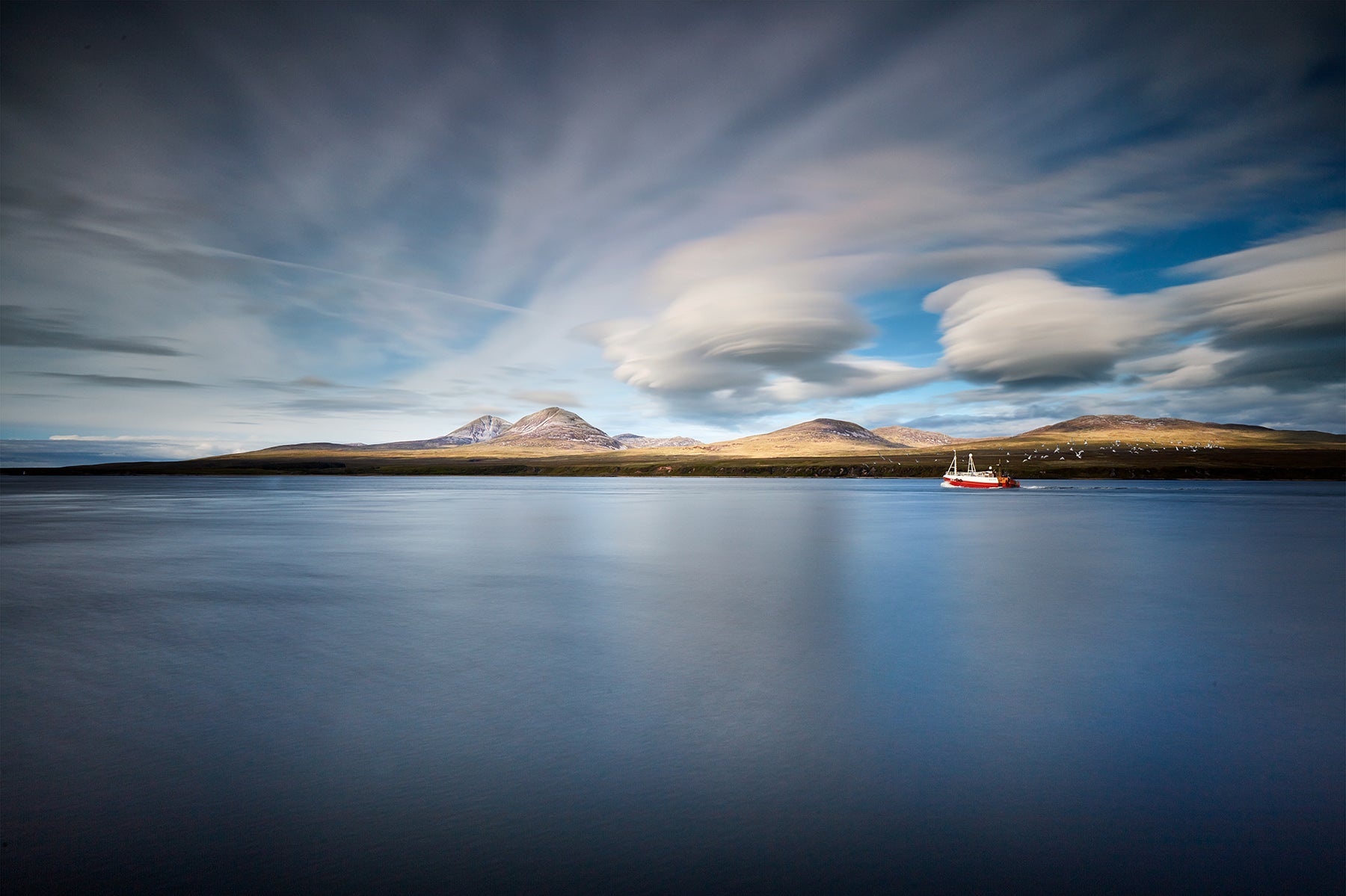 Trawler Off Jura, Scotland.