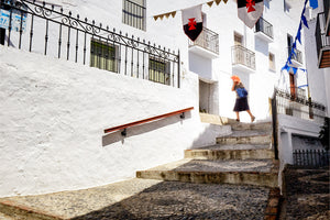 Woman and Fan. Frigiliana, Spain