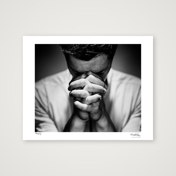 Praying — 51×41cm, 20×16" Print only