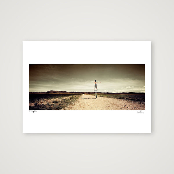 Unicycle — 59×42cm, 23×17" Print only